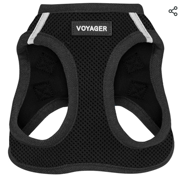 Voyager Other - NWOT Voyager Black Trim Mesh Reflective Dog Harness